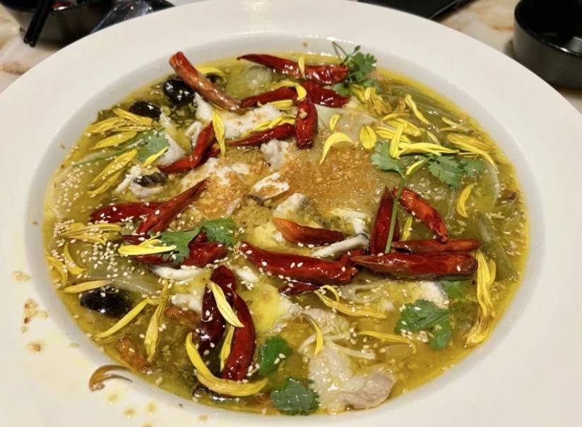 圖為酸菜魚。圖片來源：臺(tái)灣《聯(lián)合報(bào)》宋健生攝。