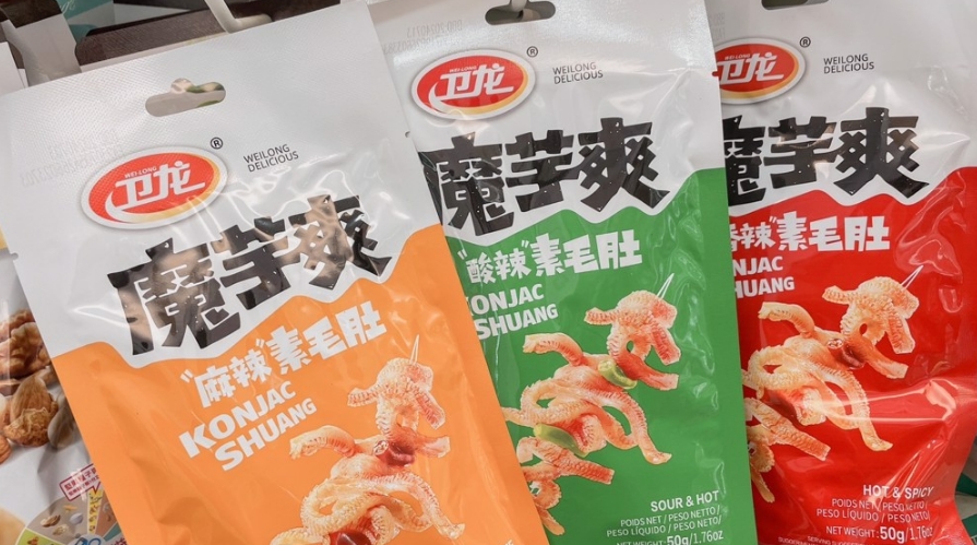 圖為魔芋爽。圖片來源：臺(tái)灣《聯(lián)合報(bào)》楊雅婷攝。